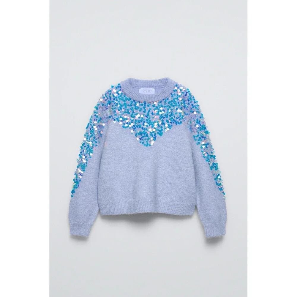 Zara purple sweater